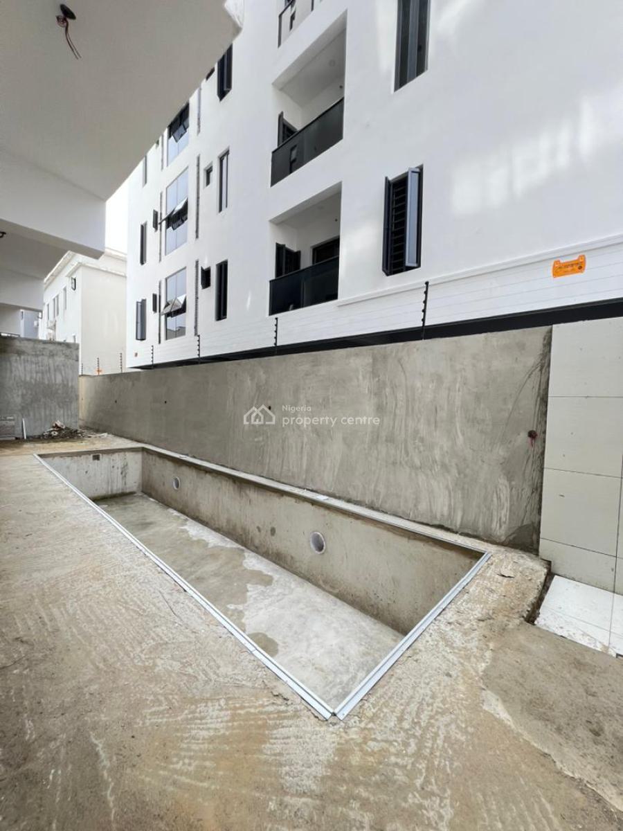 Newly Built 3 Bedroom Apartment with an Elevator and Swimming Pool, Ikate, Lekki, Lagos, Flat / Apartment for Sale