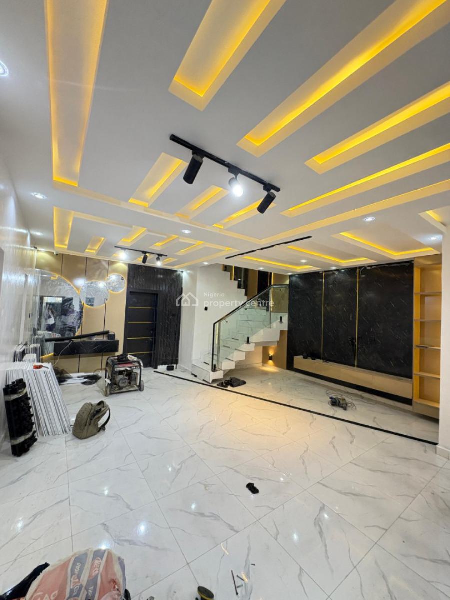 Newly Built 5 Bedroom Detached Duplex with 2 Bedroom Bq, Abule Egba, Agege, Lagos, Detached Duplex for Sale