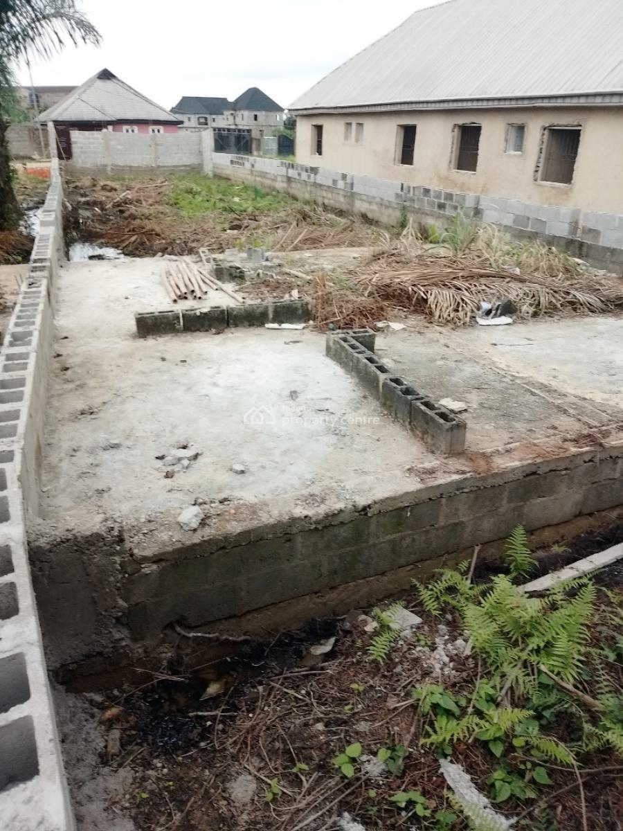 More Than Half Plot of Land with 2 Bedroom German Foundation, Isheri Olofin, Alimosho, Lagos, Residential Land for Sale