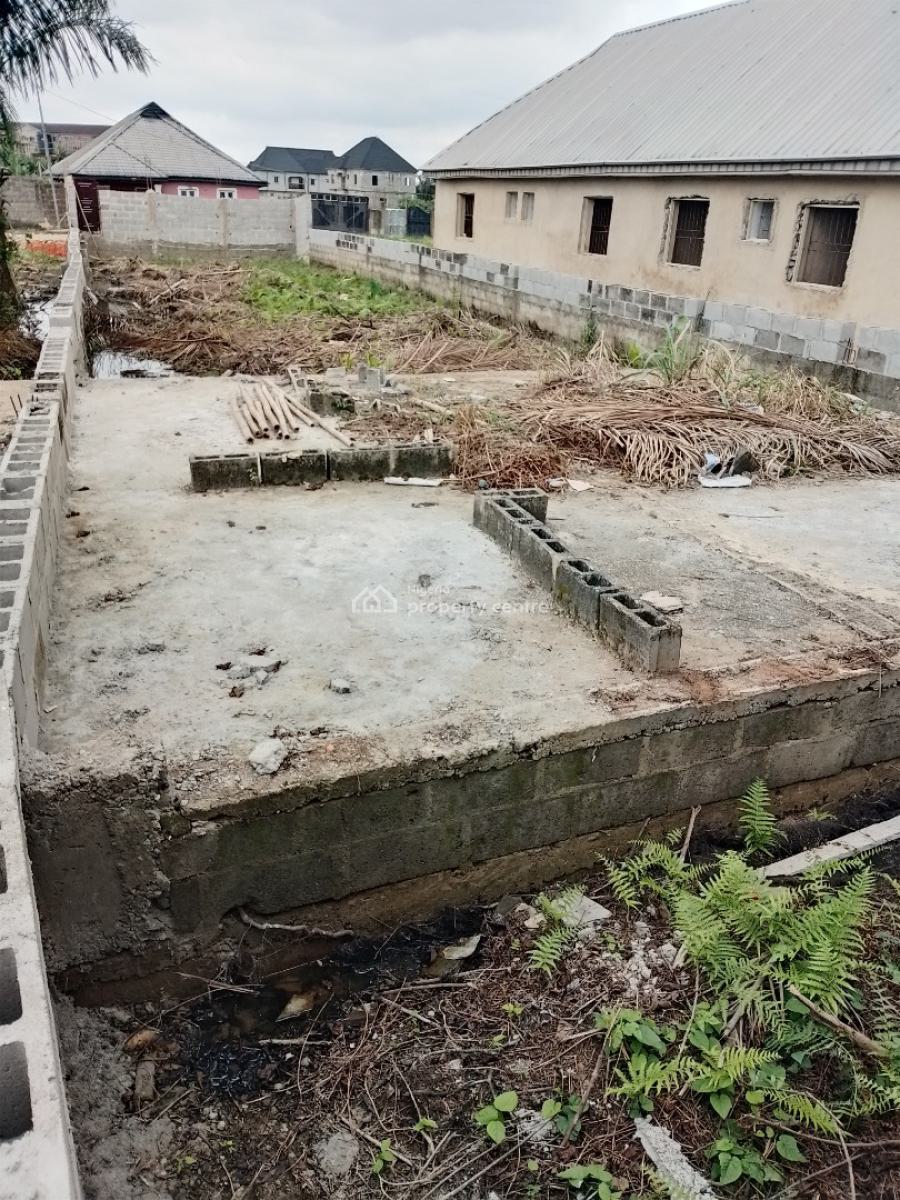 More Than Half Plot of Land with 2 Bedroom German Foundation, Isheri Olofin, Alimosho, Lagos, Residential Land for Sale