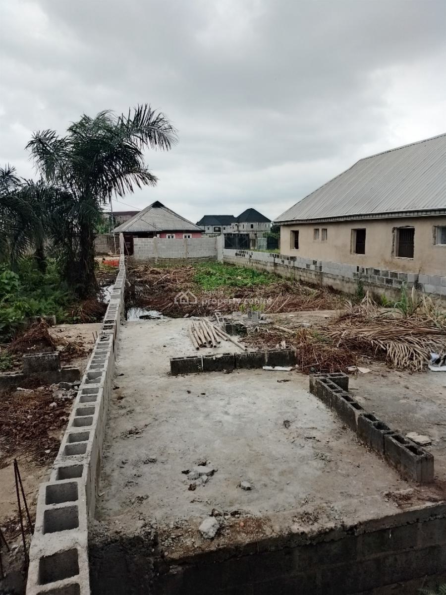 More Than Half Plot of Land with 2 Bedroom German Foundation, Isheri Olofin, Alimosho, Lagos, Residential Land for Sale