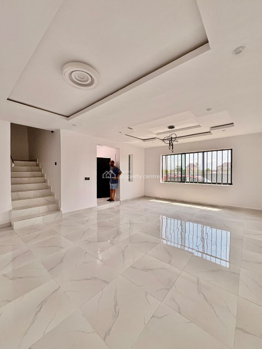 Sparkling New Secured 5 Bedroom Duplex with Swimming Pool and Gym, Orchid Road By The Coastal Highway, Lekki, Lagos, Terraced Duplex for Sale