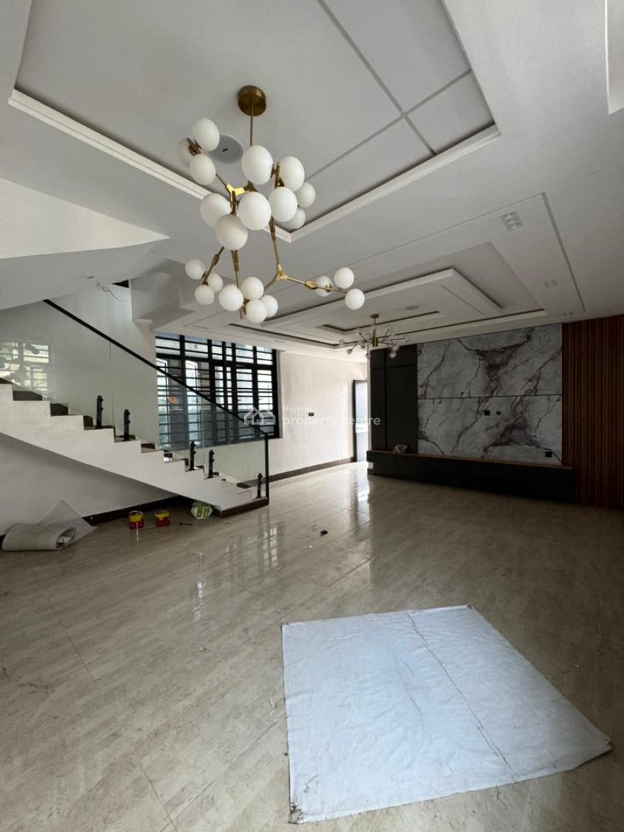 Brand New & Fully Serviced 5-bedroom Detached Duplex with a Room Bq., Lekki Phase 1, Lekki, Lagos, Detached Duplex for Rent