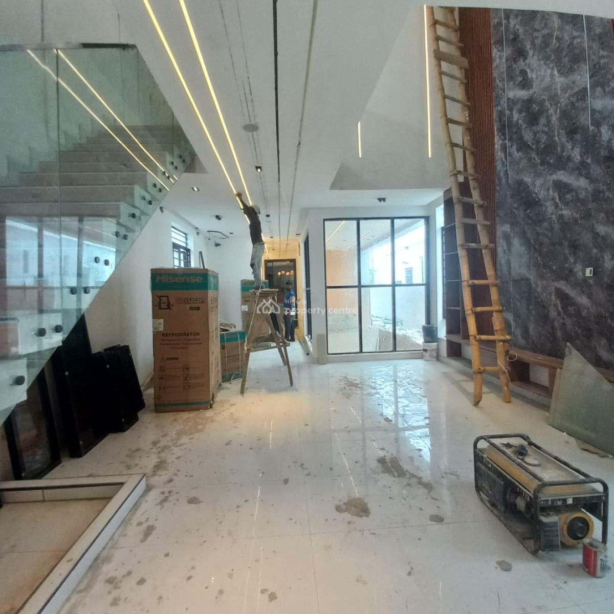 Standard 5 Bedroom Detached Duplex with Bq, Chevron Toll Gate, Lekki, Lagos, House for Sale