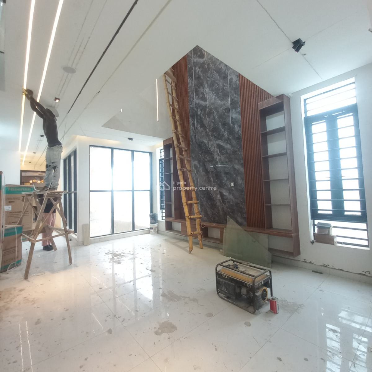 Standard 5 Bedroom Detached Duplex with Bq, Chevron Toll Gate, Lekki, Lagos, House for Sale