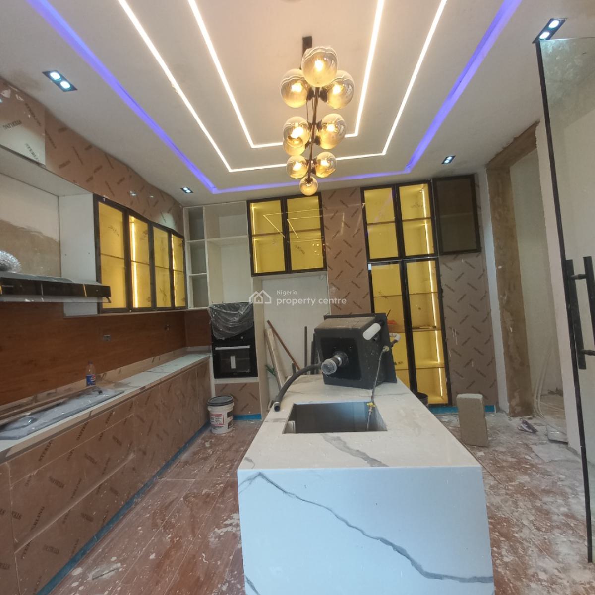 Standard 5 Bedroom Detached Duplex with Bq, Chevron Toll Gate, Lekki, Lagos, House for Sale