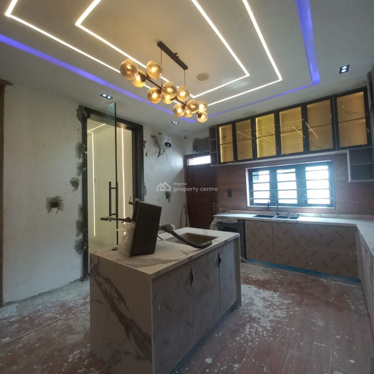 Standard 5 Bedroom Detached Duplex with Bq, Chevron Toll Gate, Lekki, Lagos, House for Sale