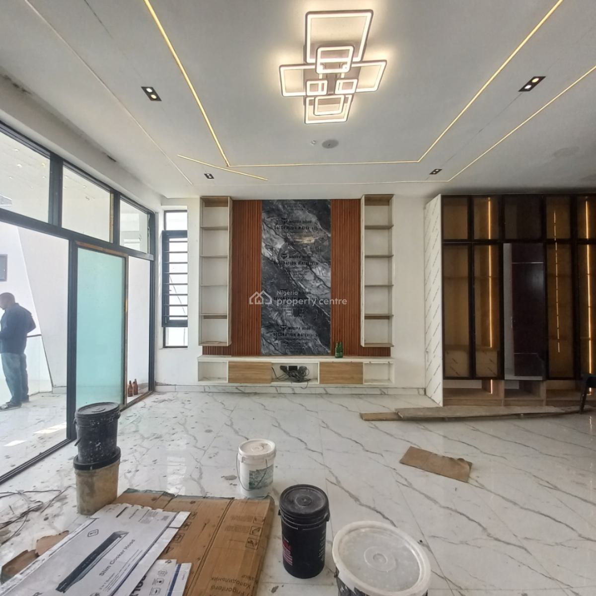 Standard 5 Bedroom Detached Duplex with Bq, Chevron Toll Gate, Lekki, Lagos, House for Sale