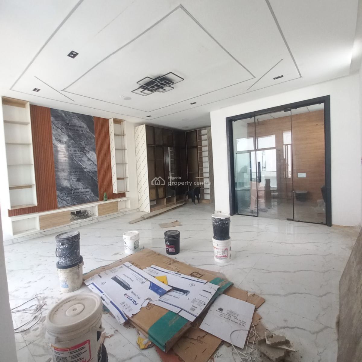 Standard 5 Bedroom Detached Duplex with Bq, Chevron Toll Gate, Lekki, Lagos, House for Sale