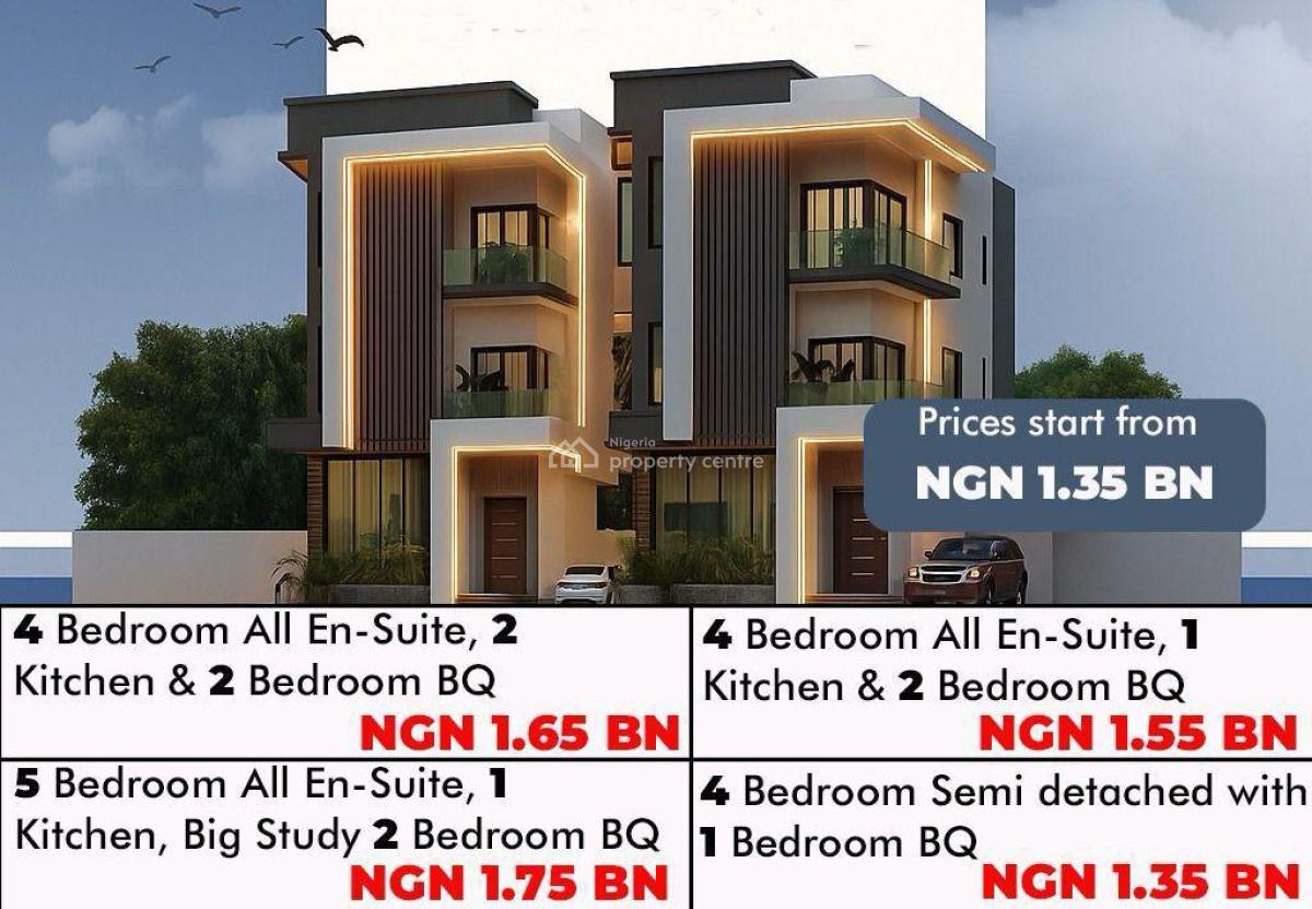 Exclusive 7 Units of 4 & 5 Bedroom Semi-detached & Detached Duplexes., Parkview, Ikoyi, Lagos, Semi-detached Duplex for Sale