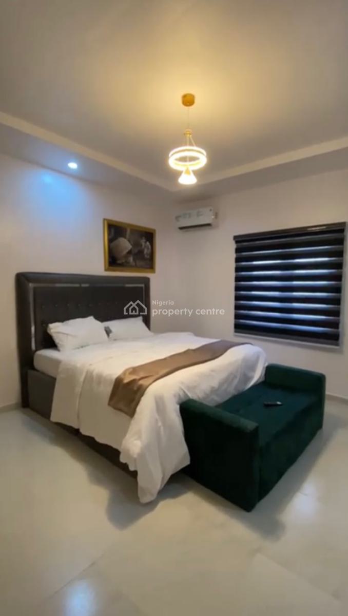 Two Furnished Bedrooms and Parlour Upstairs, Ogidan Is Before Shoprite, Sangotedo, Ajah, Lagos, Terraced Duplex for Rent