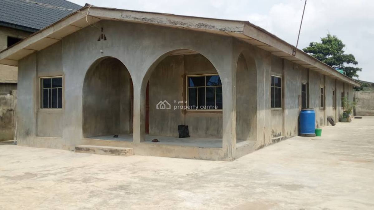 Ten Rooms Bungalow on a Standard Plot of Land, Intabo, Ijoko, Ogun, House for Sale