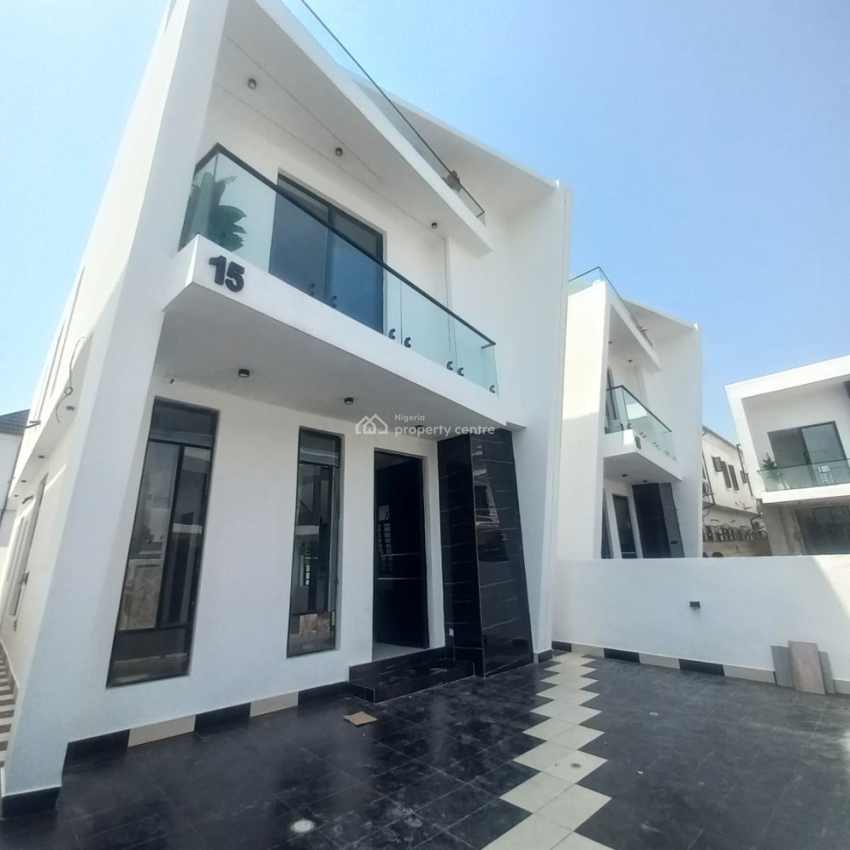 Lovely 4 Bedroom Detached Duplex with Bq, Chevron Toll Gate, Lekki, Lagos, Detached Duplex for Sale