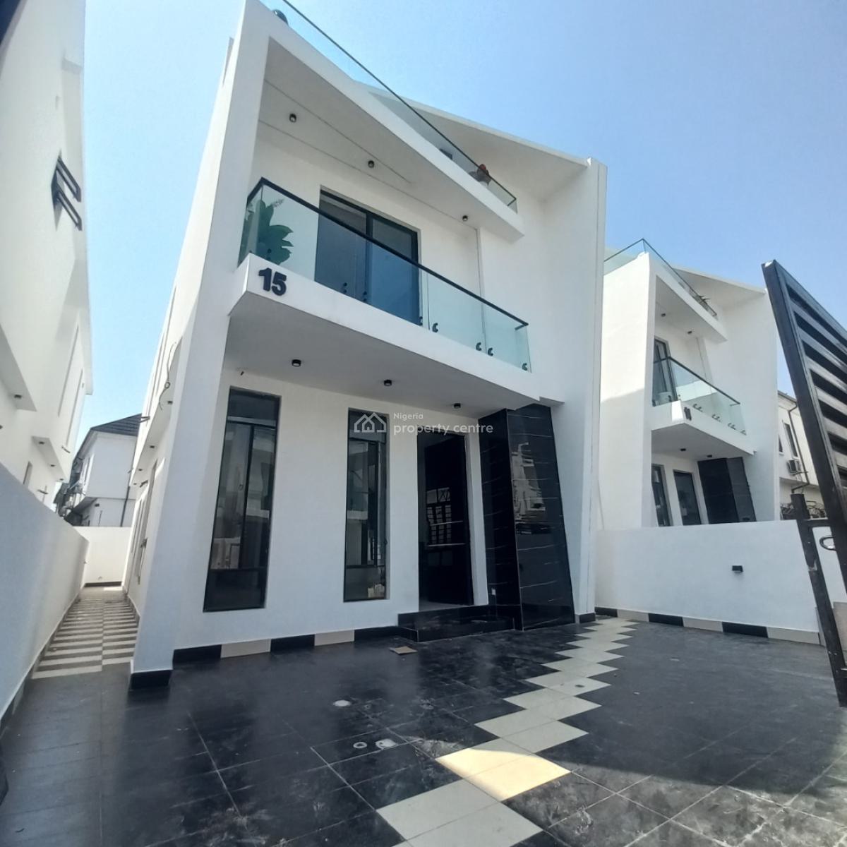 Lovely 4 Bedroom Detached Duplex with Bq, Chevron Toll Gate, Lekki, Lagos, Detached Duplex for Sale