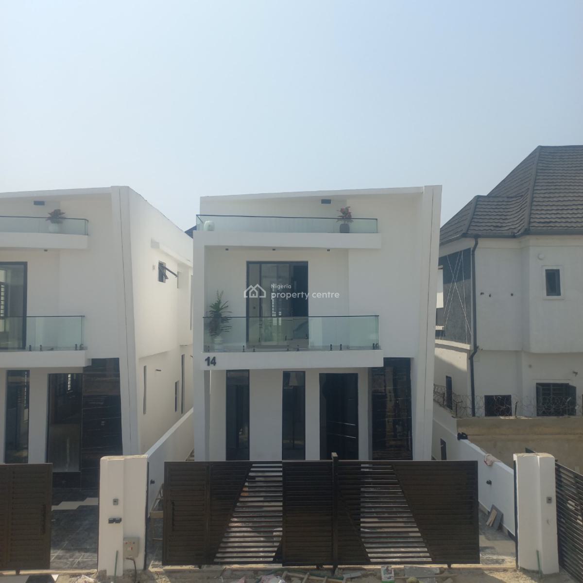 Lovely 4 Bedroom Detached Duplex with Bq, Chevron Toll Gate, Lekki, Lagos, Detached Duplex for Sale