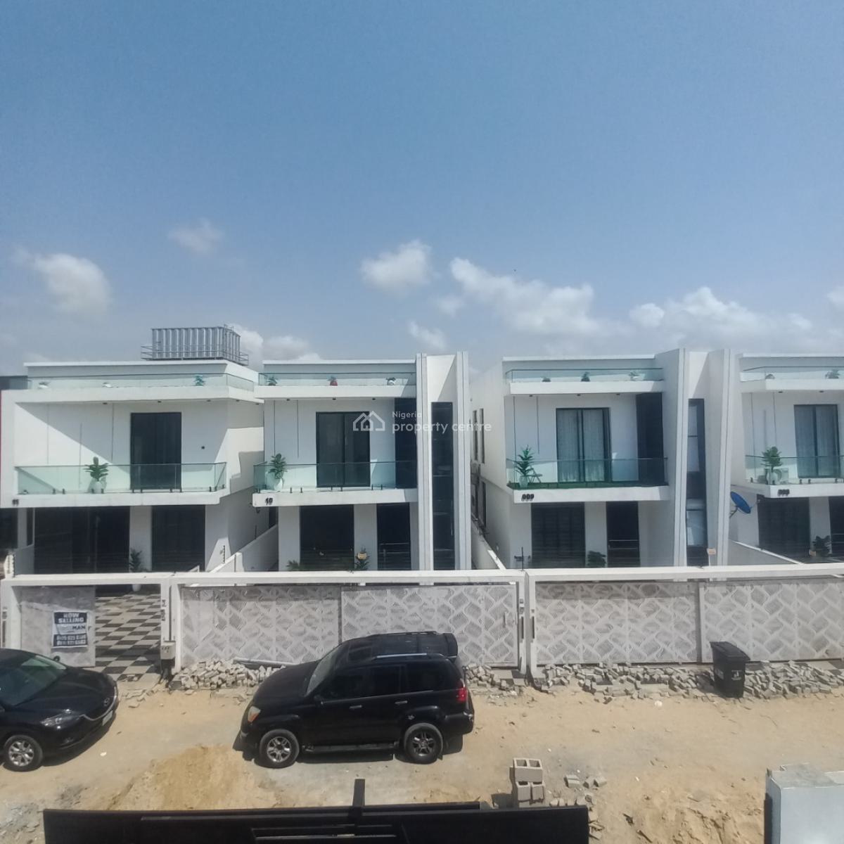 Beautiful 4 Bedroom Fully Detached Duplex with Bq, Chevron Toll Gate, Lekki, Lagos, Detached Duplex for Sale