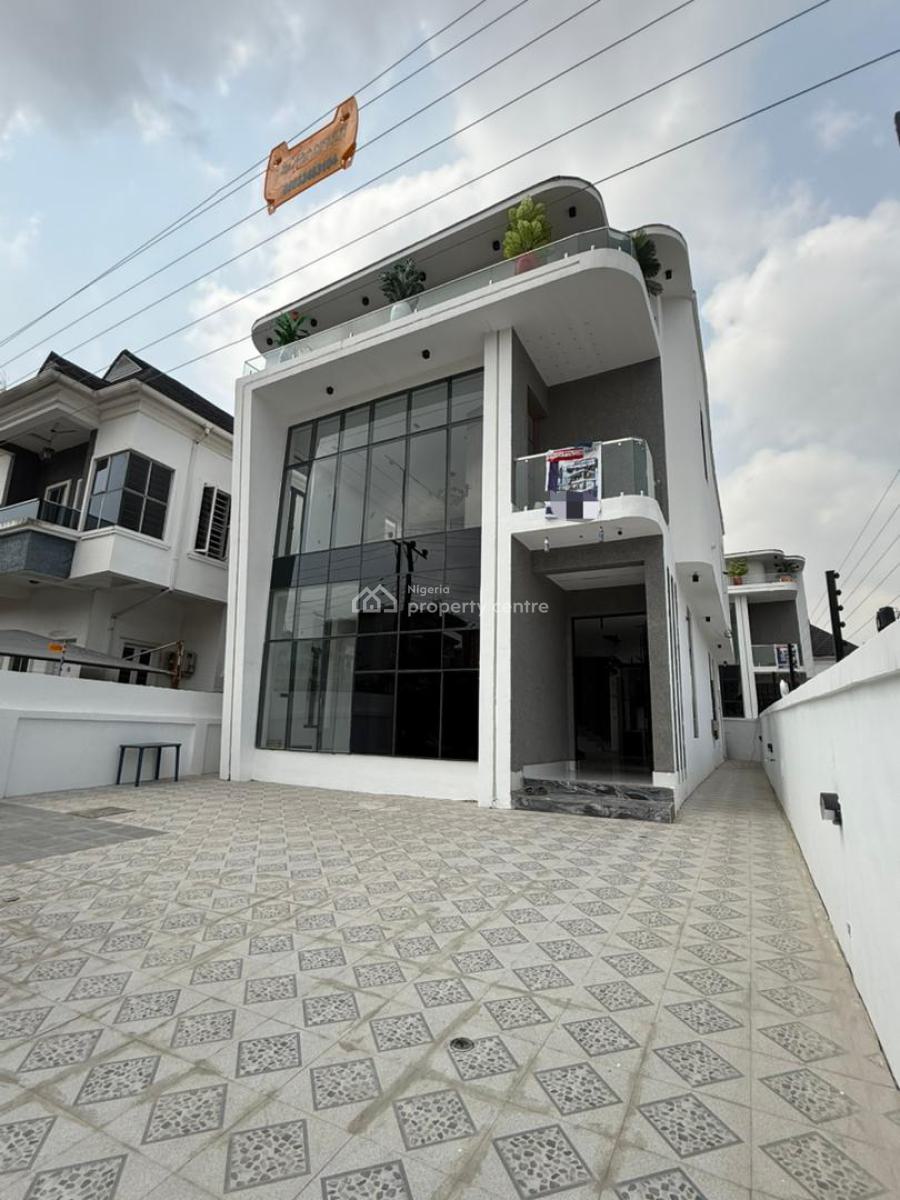 Spacious 5-bedroom Fully Detached Duplex with Pool Bq, Chevron Toll Gate, Lekki, Lagos, Detached Duplex for Sale