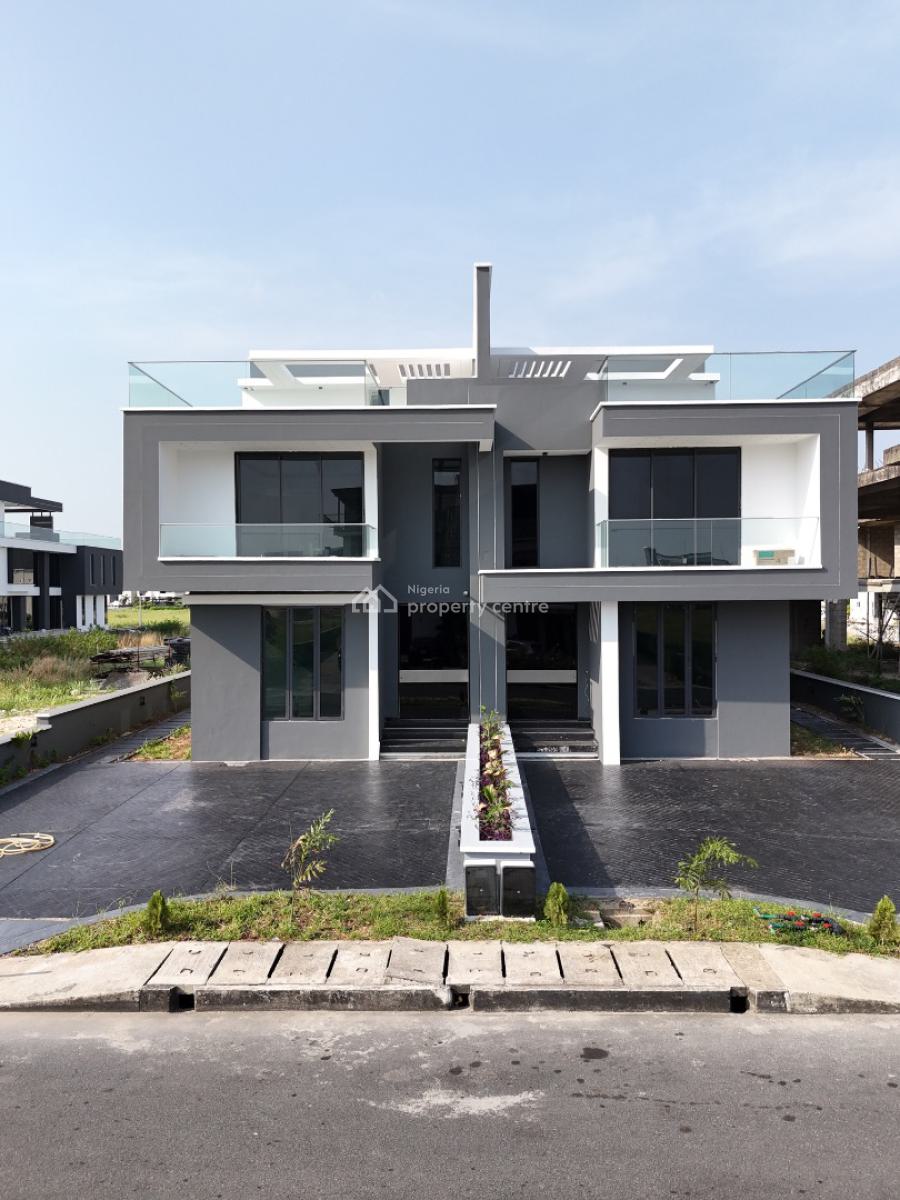 5 Bedroom Semi Detached House with Rooftop Terrace, Cowrie Creek Estate, Ikate, Lekki, Lagos, Detached Duplex for Sale