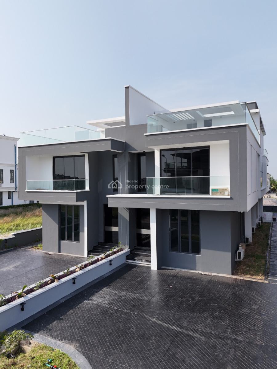 5 Bedroom Semi Detached House with Rooftop Terrace, Cowrie Creek Estate, Ikate, Lekki, Lagos, Detached Duplex for Sale
