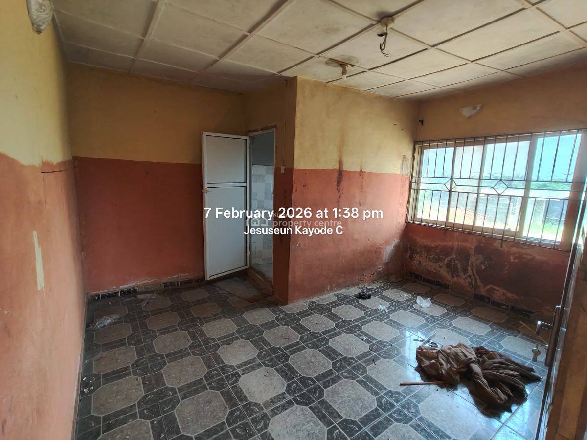 Spacious 1 Bedroom Ground Floor Front Flat with Fencing, Olusola Martins Street Off Timi Odeyemi Street Off Community Road, Agric, Ikorodu, Lagos, Mini Flat (room and Parlour) for Rent