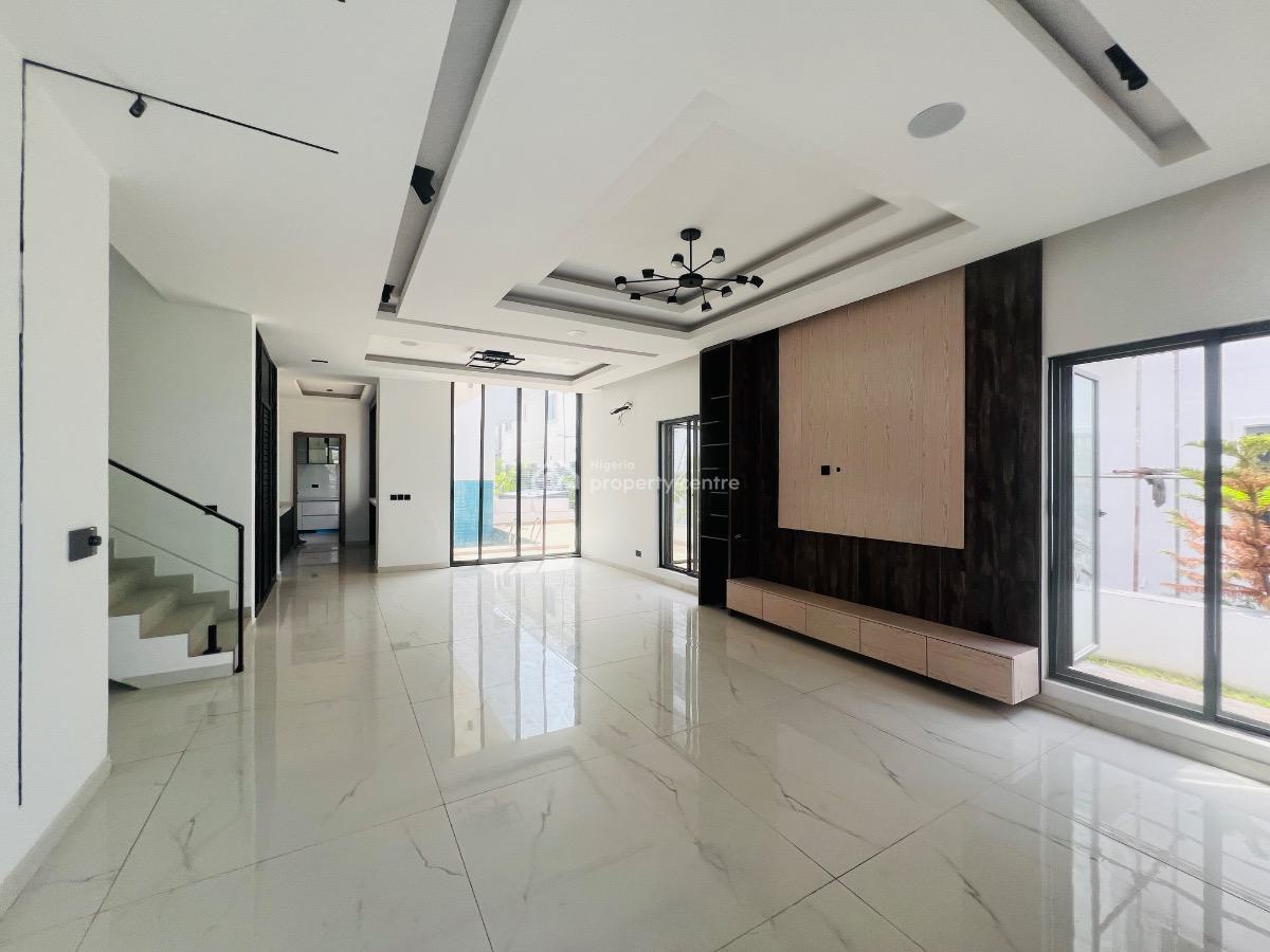 Brand New 5 Bedroom Duplex with Cinema and Pool, Cowrie Creek Estate, Ikate, Lekki, Lagos, Detached Duplex for Sale