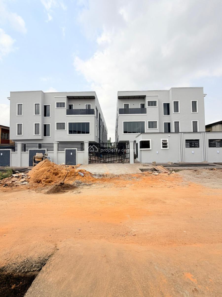 Newly Built 4 Bedroom Terrace Duplex, Ogba, Ikeja, Lagos, Terraced Duplex for Sale