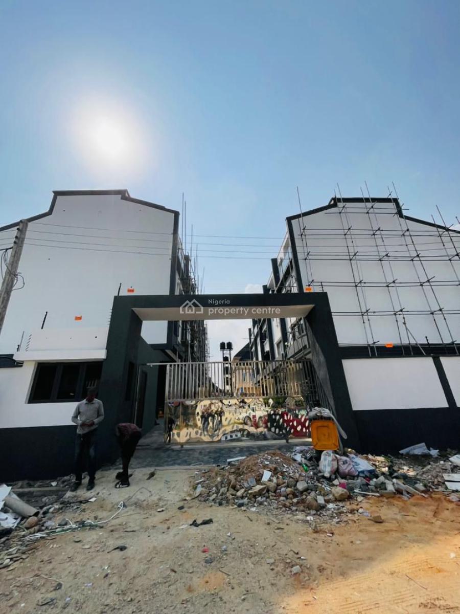 Top Quality 4 Bedrooms Terraced Duplex with a Bq in a Secured Estate, Gbagada, Lagos, Detached Duplex for Sale