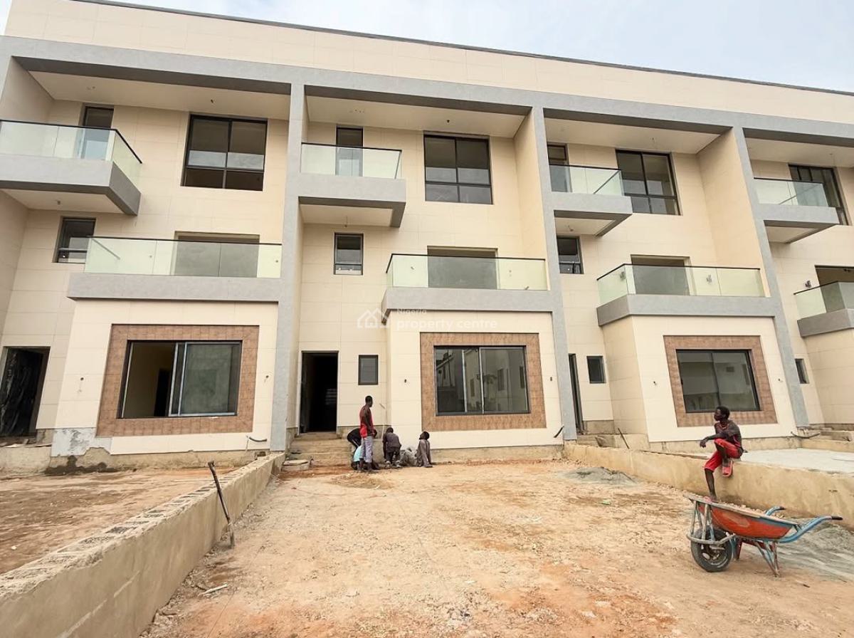 Brand New 4 Bedrooms Terraced Duplex with Privately Self Compound, Katampe Extension, Katampe, Abuja, Terraced Duplex for Sale