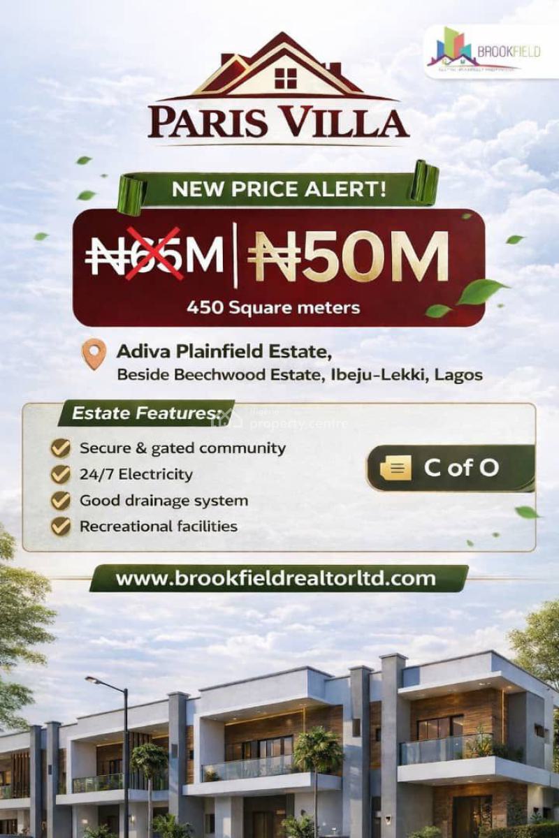 Affordable Land, Adiva Plainfield Estate., Imalete Alafia, Ibeju Lekki, Lagos, Land for Sale