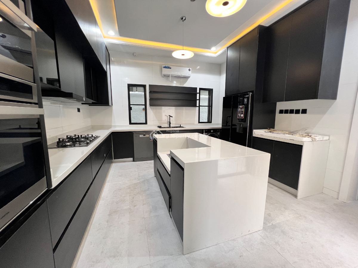 Newly Built 4 Bedroom Detached Duplex with a Room Bq,swimming Pool, Lekki Phase 1, Lekki, Lagos, Detached Duplex for Sale