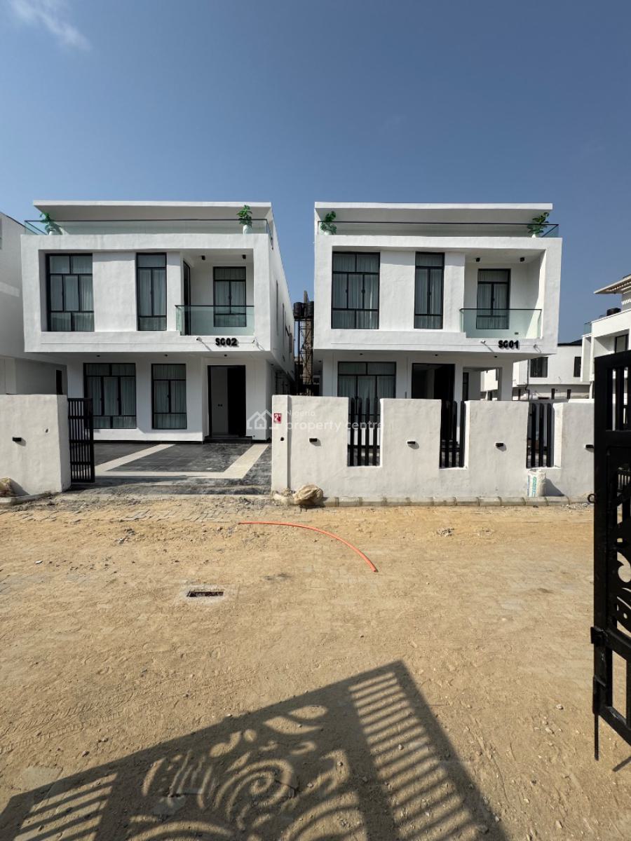 Newly Built 4bedroom House Plus Bq, Chevron, Lekki, Lagos, Detached Duplex for Sale