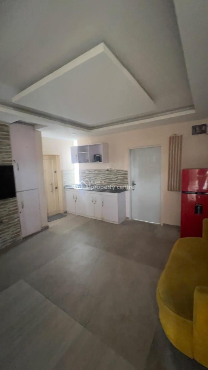 Furnished and Serviced One Bedroom Flat with a Shared Living Room for, 6 Alaka Street,off Fola Agoro, Abule Ijesha, Yaba, Lagos, Mini Flat (room and Parlour) for Rent