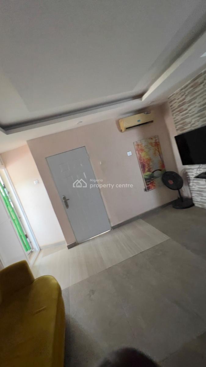 Furnished and Serviced One Bedroom Flat with a Shared Living Room for, 6 Alaka Street,off Fola Agoro, Abule Ijesha, Yaba, Lagos, Mini Flat (room and Parlour) for Rent