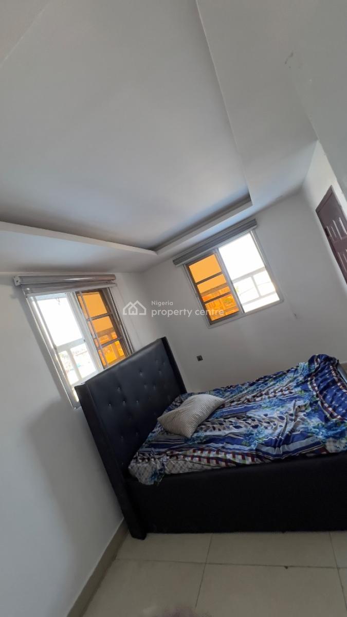 Furnished and Serviced One Bedroom Flat with a Shared Living Room for, 6 Alaka Street,off Fola Agoro, Abule Ijesha, Yaba, Lagos, Mini Flat (room and Parlour) for Rent