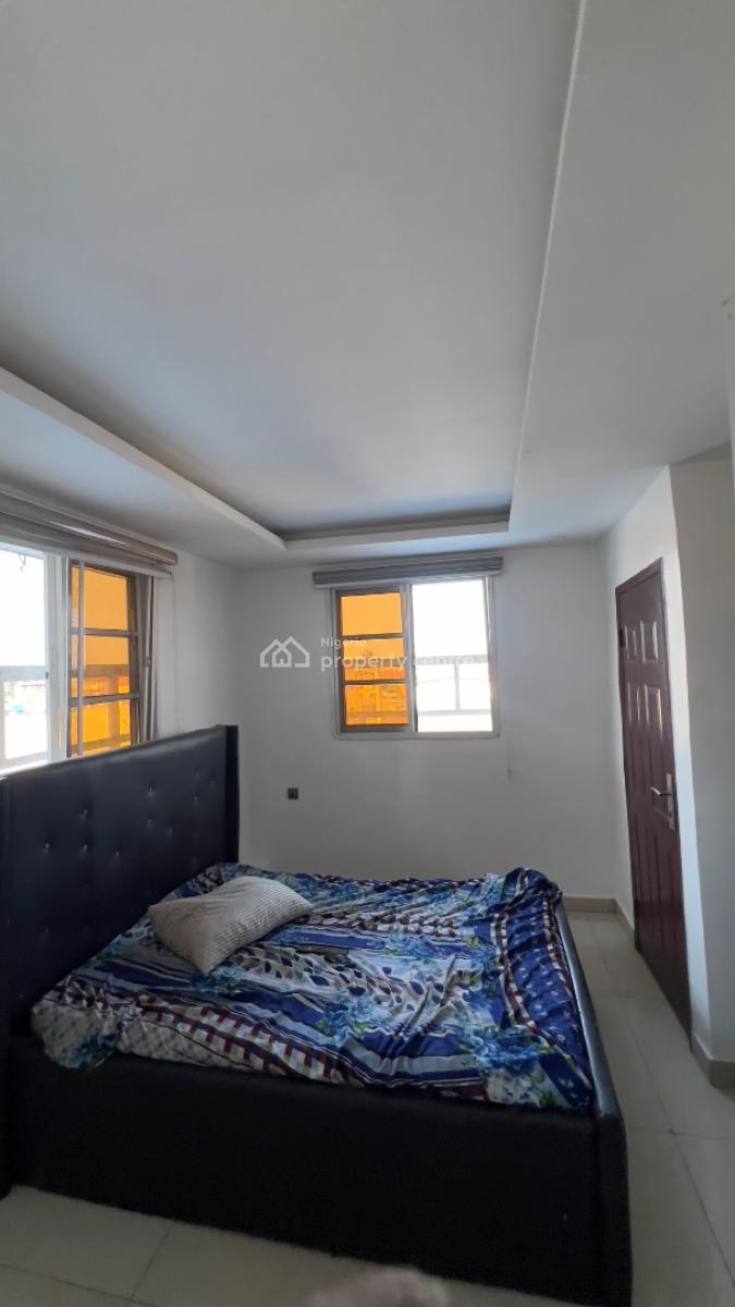 Furnished and Serviced One Bedroom Flat with a Shared Living Room for, 6 Alaka Street,off Fola Agoro, Abule Ijesha, Yaba, Lagos, Mini Flat (room and Parlour) for Rent