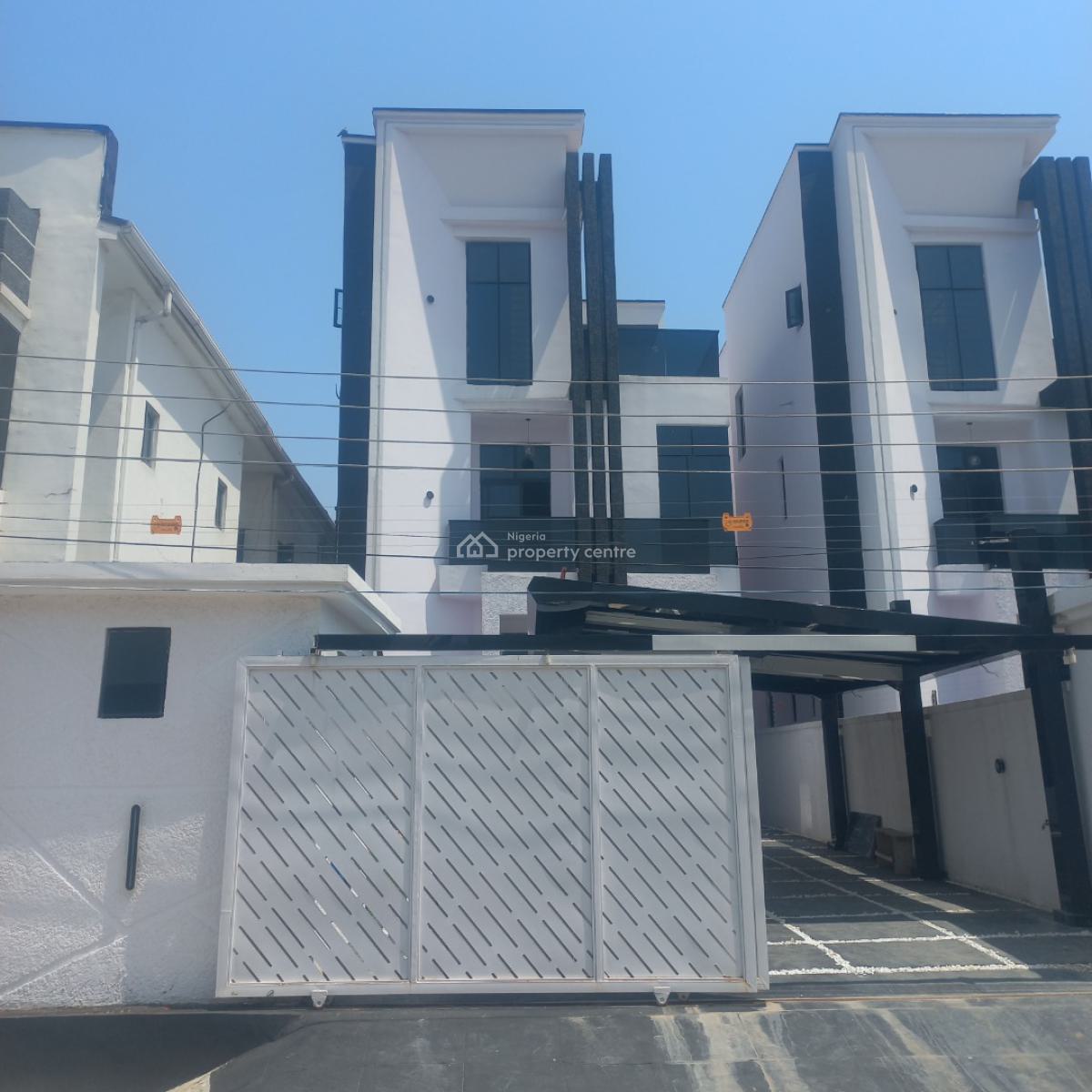 Luxury 5 Bedroom Detached Duplex with Bq, Chevron Toll Gate, Lekki, Lagos, Detached Duplex for Sale