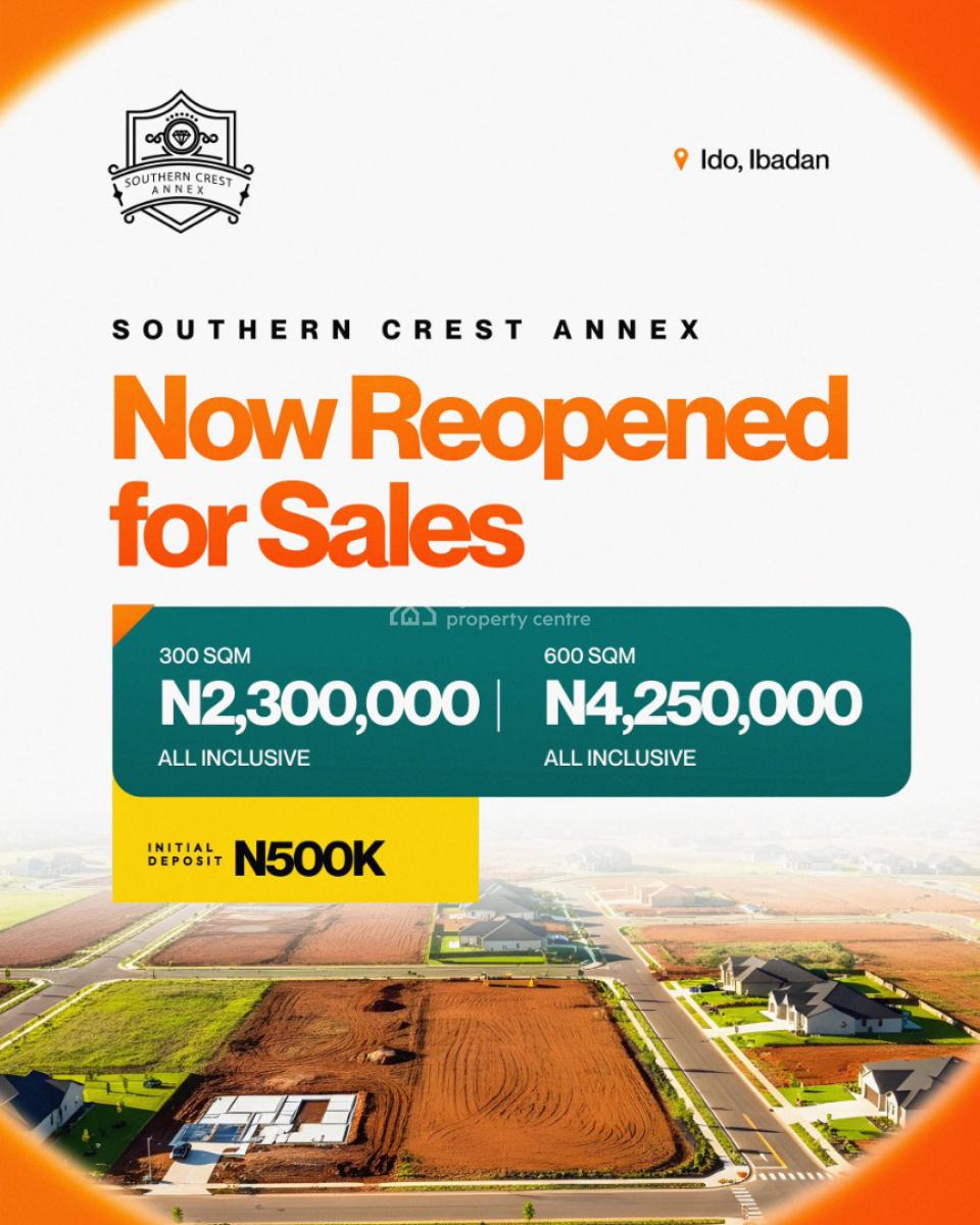 Most Affordable Verified Land Facing Expressway, Strategically Located Facing Omi Adio-ido Expressway Ibadan, Ido, Oyo, Residential Land for Sale