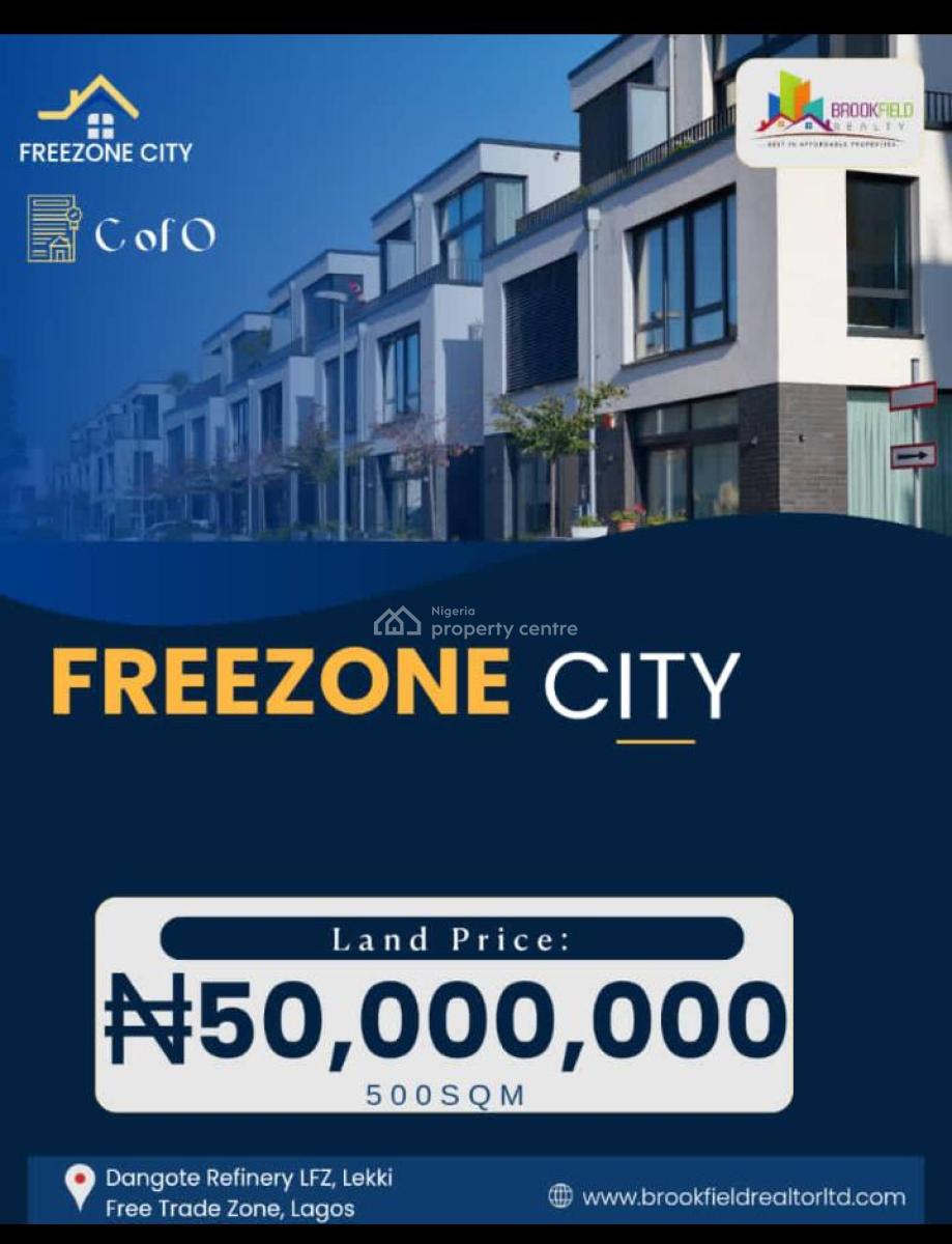 Premium Plot, Dangote Refinery, Lekki Free Trade Zone, Lekki, Lagos, Commercial Land for Sale