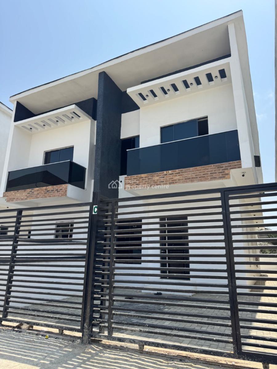 Brand New Luxury 4bedroom with Bq Secured Estate Close to Adesanya Aja, No 23 Western County Estate Close to Abraham Ajah Lekki Lagos, Ajah, Lagos, House for Rent