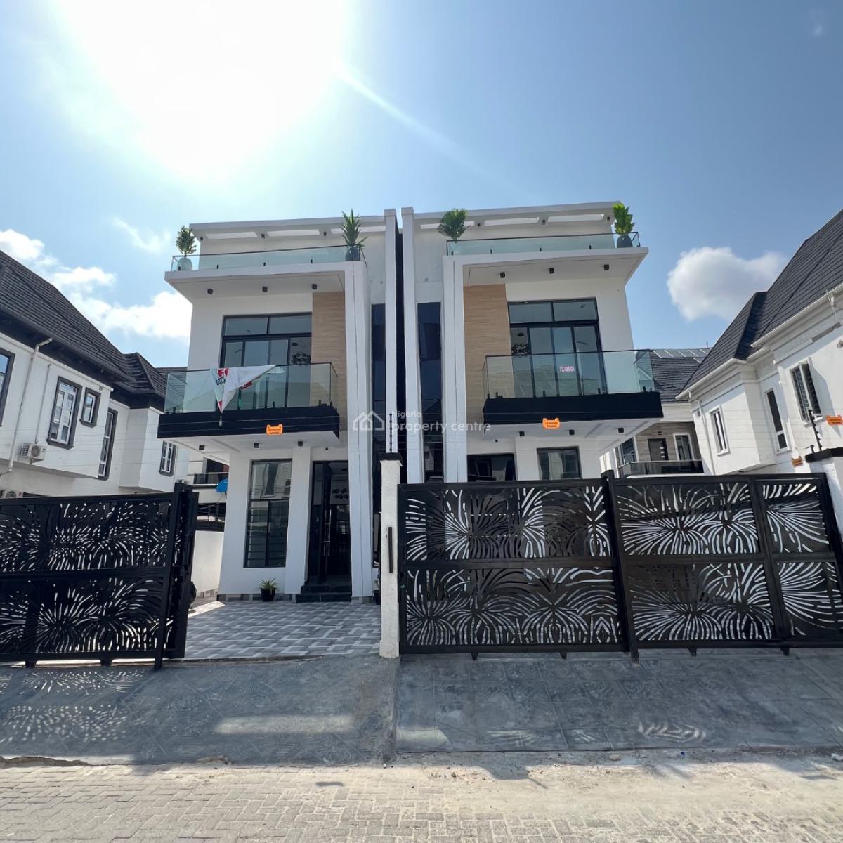 4 Bed  190 Million, Ikota, Lekki, Lagos, Semi-detached Duplex for Sale