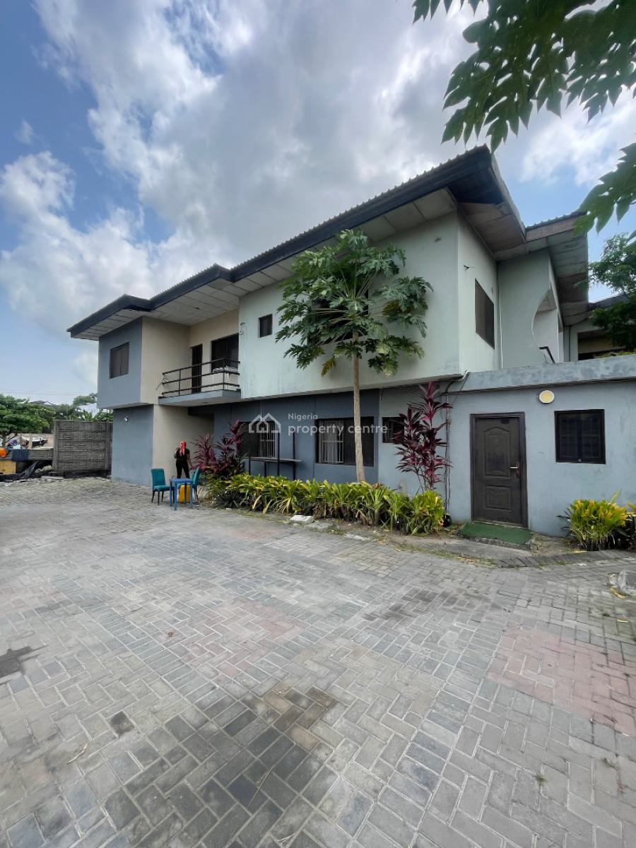 Corner Piece Commercial Property Comprising Two (2) Units of 4-bedroom, Off Admirity, Lekki Phase 1, Lekki, Lagos, House for Rent