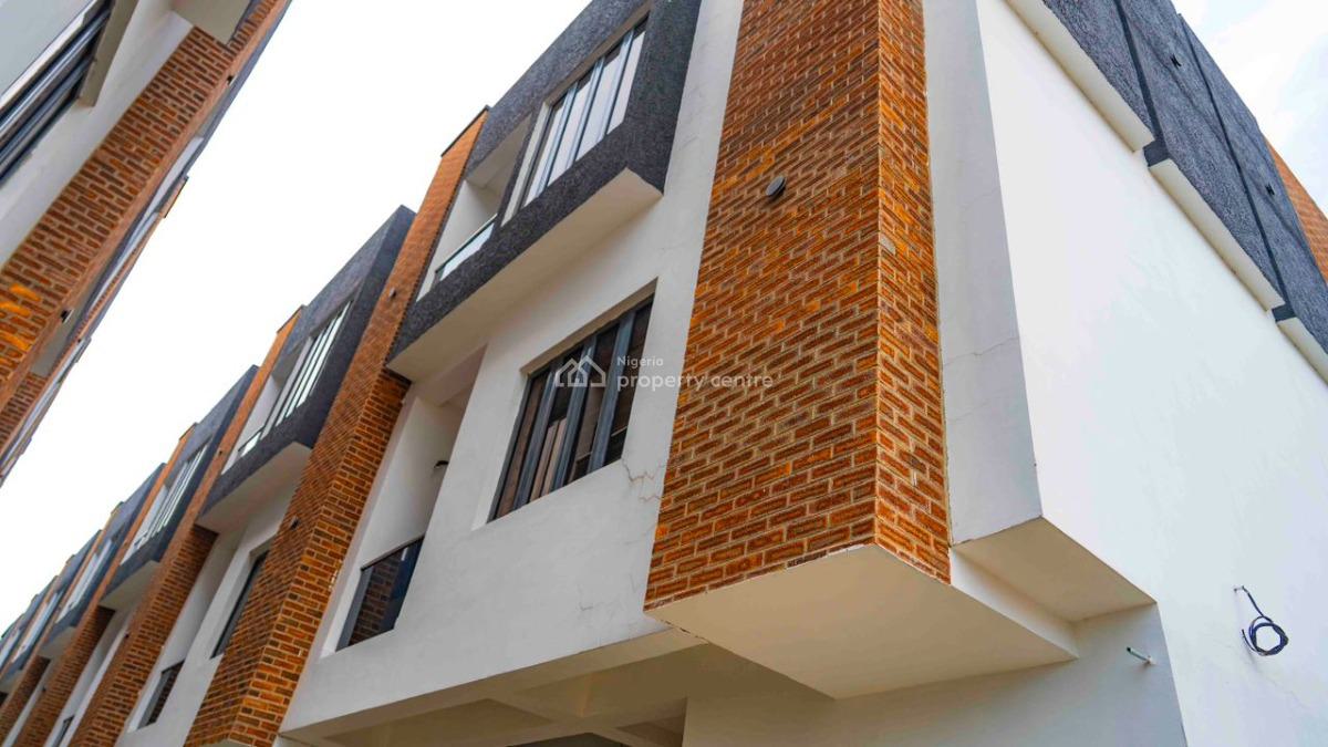 Newly Built and Well Finished 4 Bedroom Terrace Apartments, Ologolo, Lekki, Lagos, Terraced Duplex for Sale