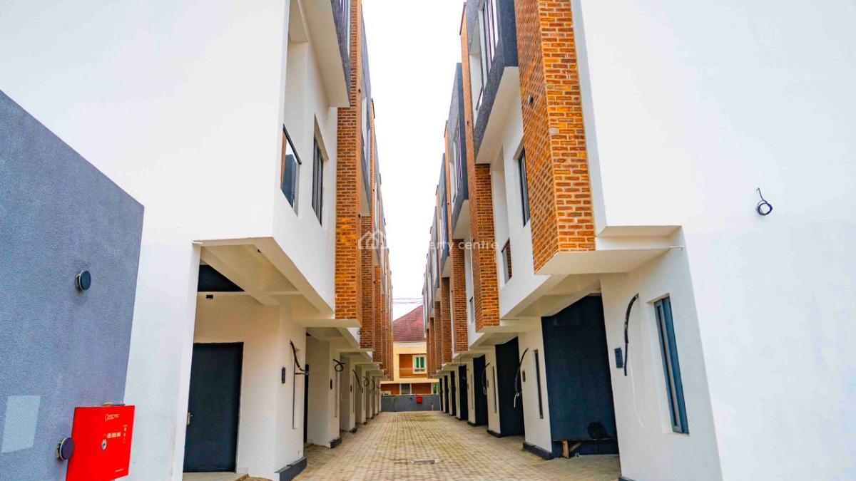 Newly Built and Well Finished 4 Bedroom Terrace Apartments, Ologolo, Lekki, Lagos, Terraced Duplex for Sale