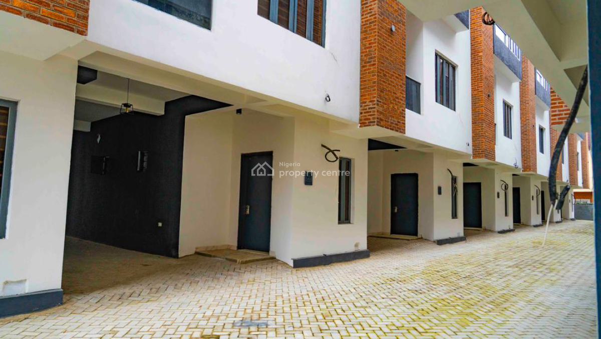 Newly Built and Well Finished 4 Bedroom Terrace Apartments, Ologolo, Lekki, Lagos, Terraced Duplex for Sale