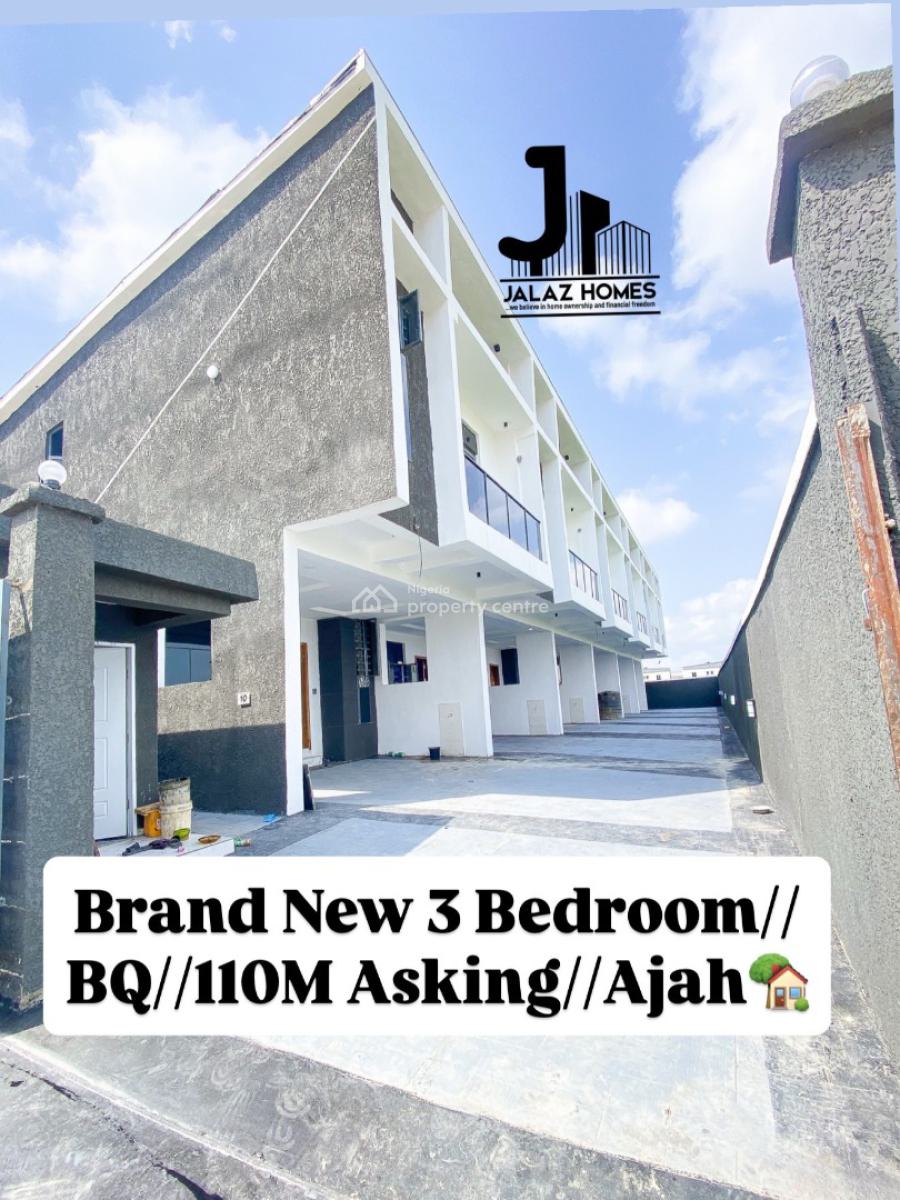 Brand New 3 Bedroom Terraced Duplex Home, Ajah, Lagos, House for Sale