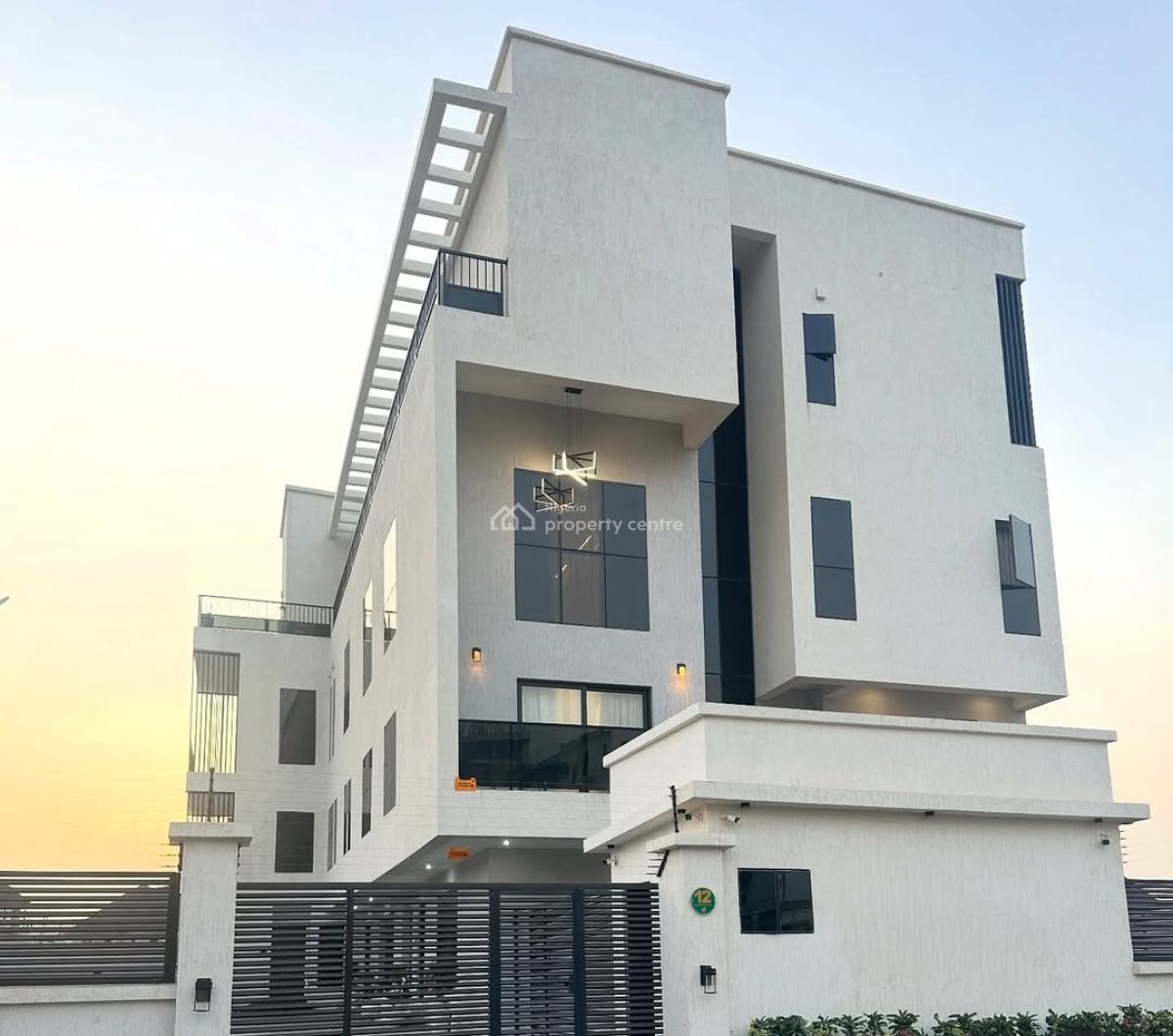 Smart 4 Bedrooms Maisonette, By Kia School, Wuye, Abuja, Block of Flats for Sale