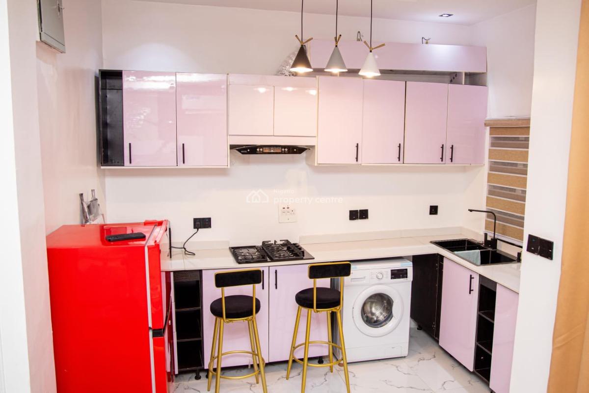 Fully Furnished, Lux 1bedroom Apartment with Fitted Kitchen, Serviced, Off Mobil Estate Road, Ajah, Lagos, Flat / Apartment for Rent