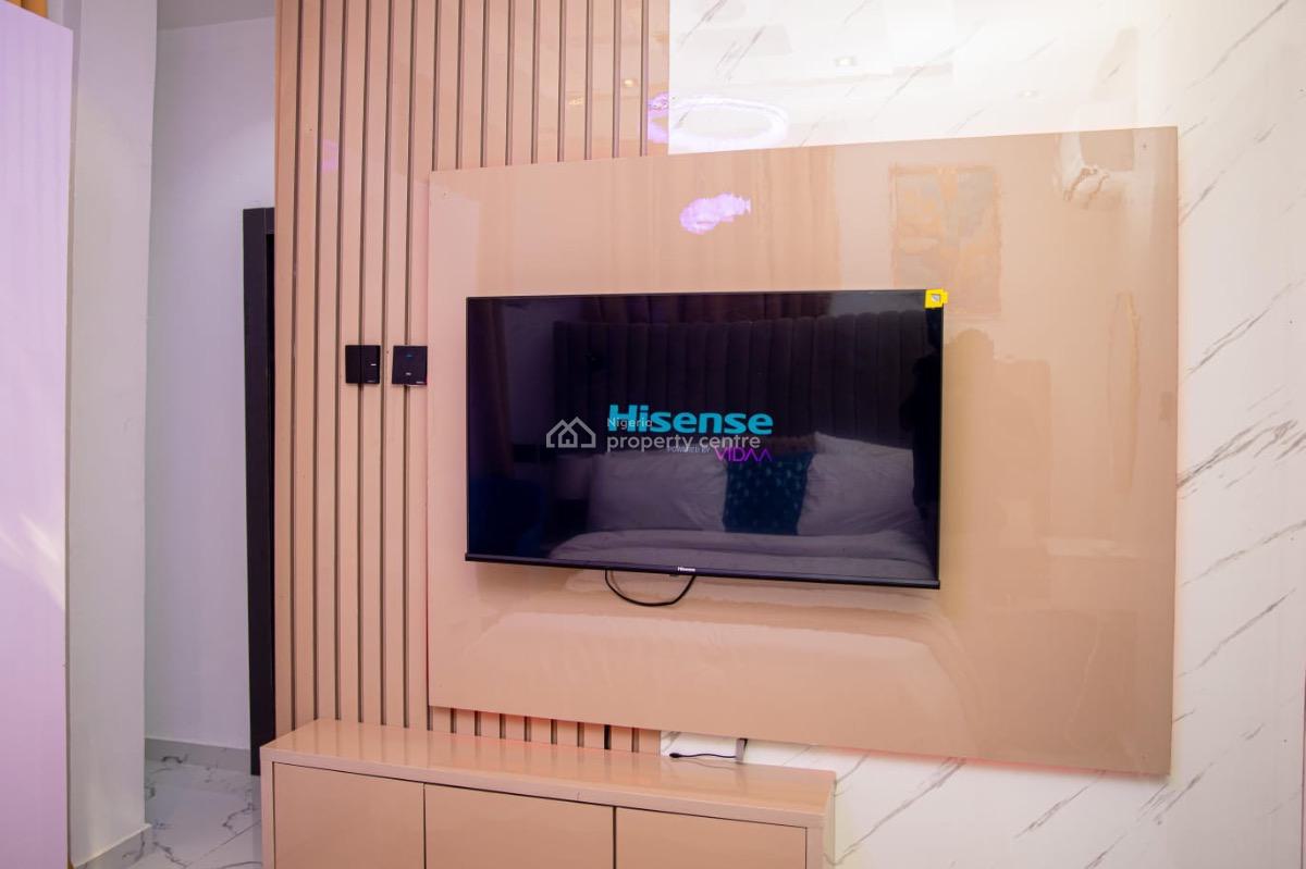 Fully Furnished, Lux 1bedroom Apartment with Fitted Kitchen, Serviced, Off Mobil Estate Road, Ajah, Lagos, Flat / Apartment for Rent