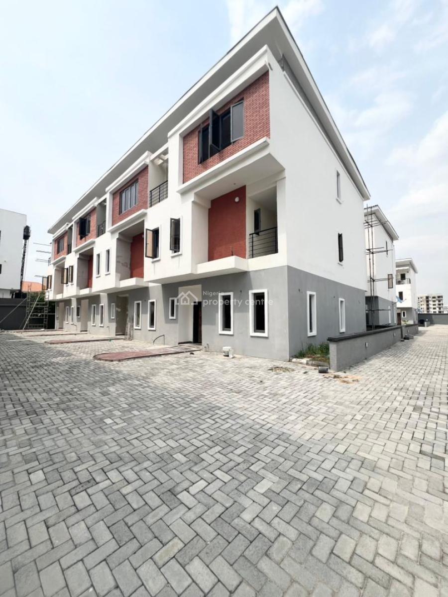 Spacious Elegant 4bedroom Terrace with Pool & Gym in a Secured Estate, Ikate, Lekki, Lagos, Terraced Duplex for Sale