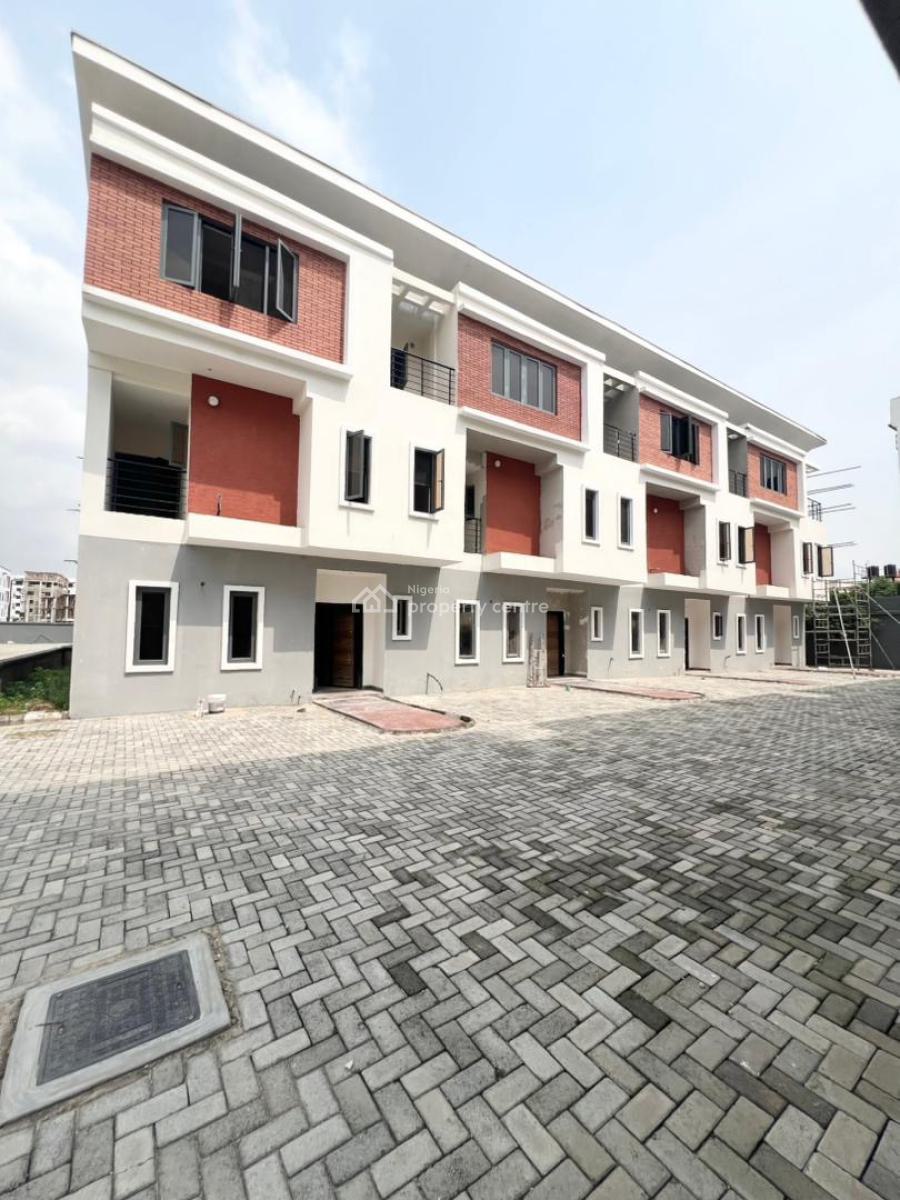 Spacious Elegant 4bedroom Terrace with Pool & Gym in a Secured Estate, Ikate, Lekki, Lagos, Terraced Duplex for Sale